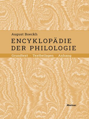 cover image of Encyklopädie der Philologie